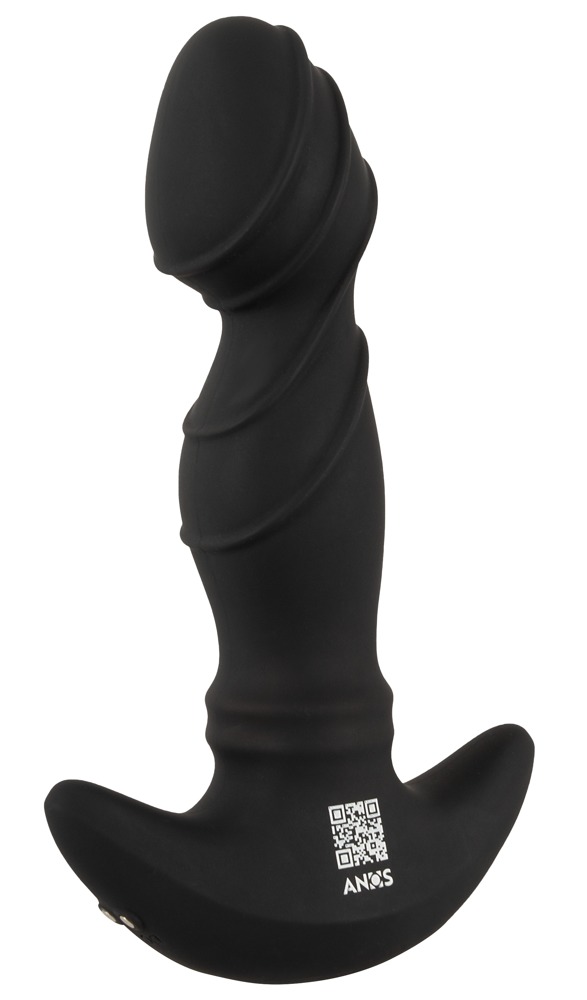 ANOS Moving Rings Dop Anal P-Spot cu Vibrații și Masaj Rotativ - imagine 4
