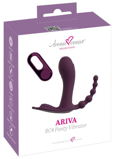 Beau Coeur Ariva RC Chilot Vibrator Triplu cu 3 Motoare și Telecomandă