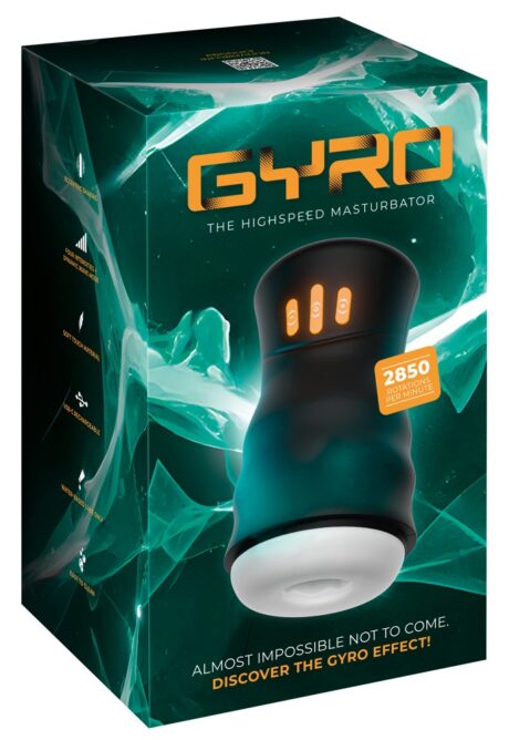 Masturbator GYRO cu Motor Giroscopic și 4 Moduri de Intensitate