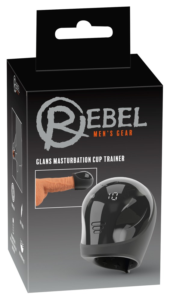 Rebel Glans Masturbation Cup Trainer Masturbator pentru Gland cu Vibrații, 10 Moduri