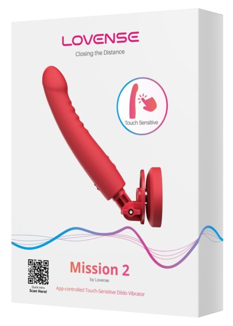 Vibrator Lovense Mission 2 cu Ventuză, Control prin Aplicație și Funcție Touch Sensitive