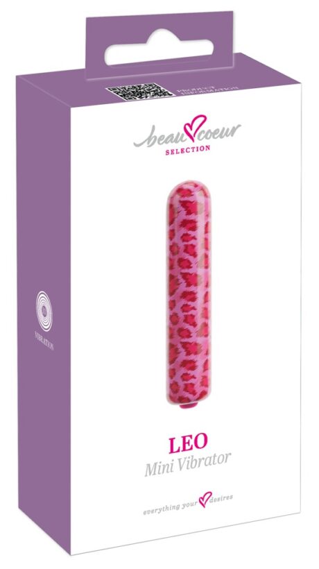 Mini Vibrator beau cœur Leo cu 10 Moduri de Vibrație