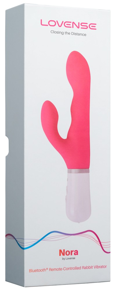Vibrator Rabbit Lovense Nora cu Control prin Aplicație și Vârf Rotativ
