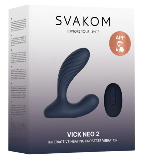Vibrator pentru Prostată SVAKOM Vick Neo 2 cu Încălzire, Telecomandă și Control prin Aplicație