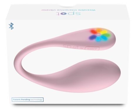 Vibrator Interactiv Kiiroo Spot Roz cu LED și Control prin Aplicație