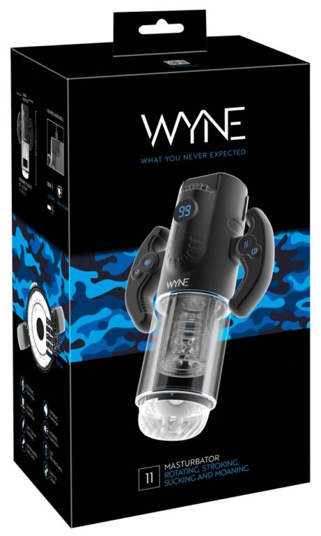 Masturbator automat WYNE cu vacuum și sunete