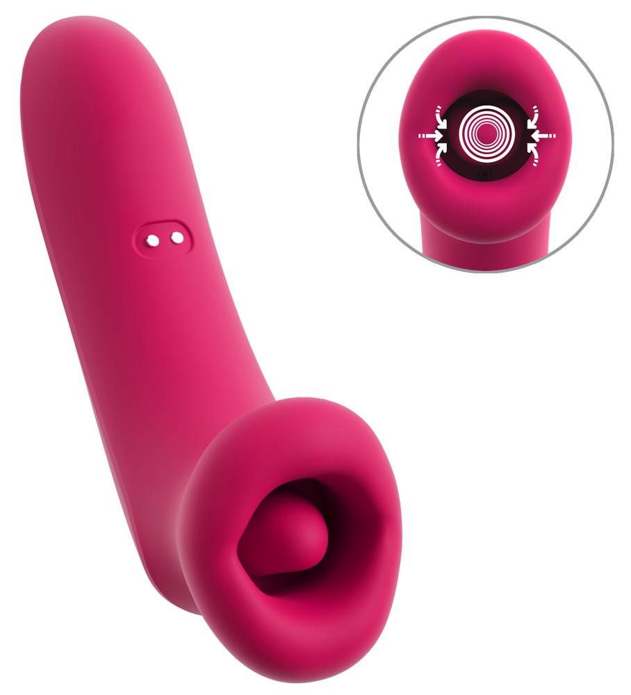 Oral Fun Sucking Mouth Vibrator cu Sucțiune și 10 Moduri de Vibrație - imagine 2