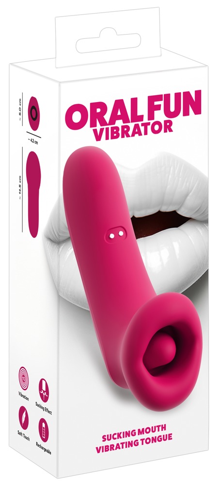 Oral Fun Sucking Mouth Vibrator cu Sucțiune și 10 Moduri de Vibrație