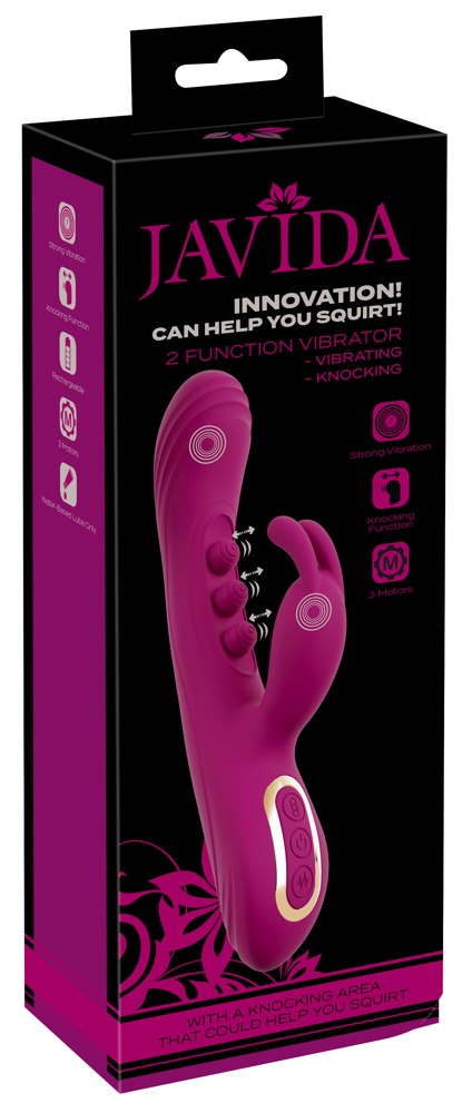 Javida 2F Vibrator Squirting cu Stimulare G-Spot și Clitoridiană