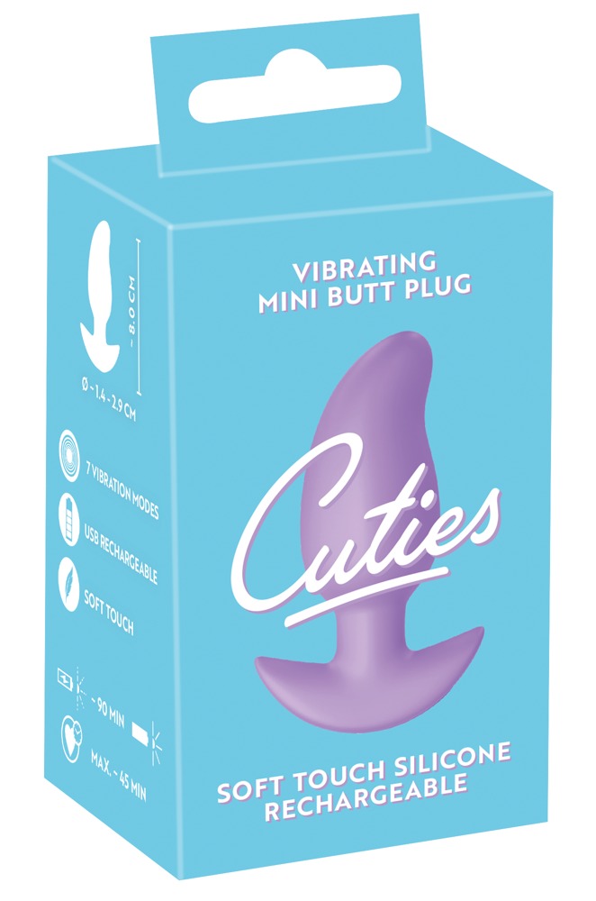 Cuties Vibrant Dop Anal Mov Mini cu 7 Moduri de Vibrații