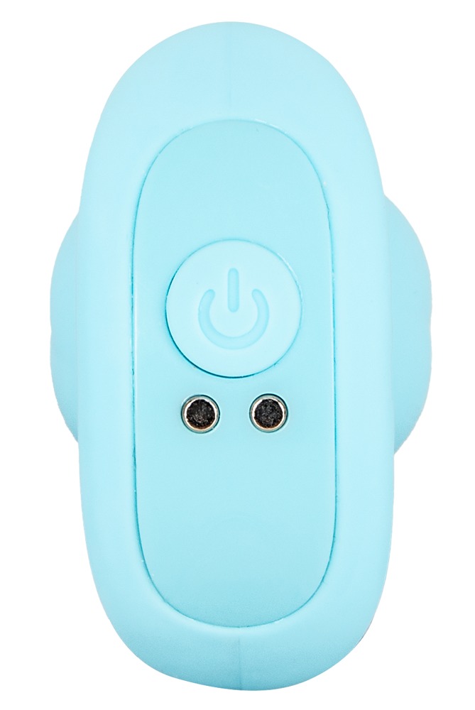 Cuties Vibrant Dop Anal Albastru Mini cu 7 Moduri de Vibrații - imagine 8