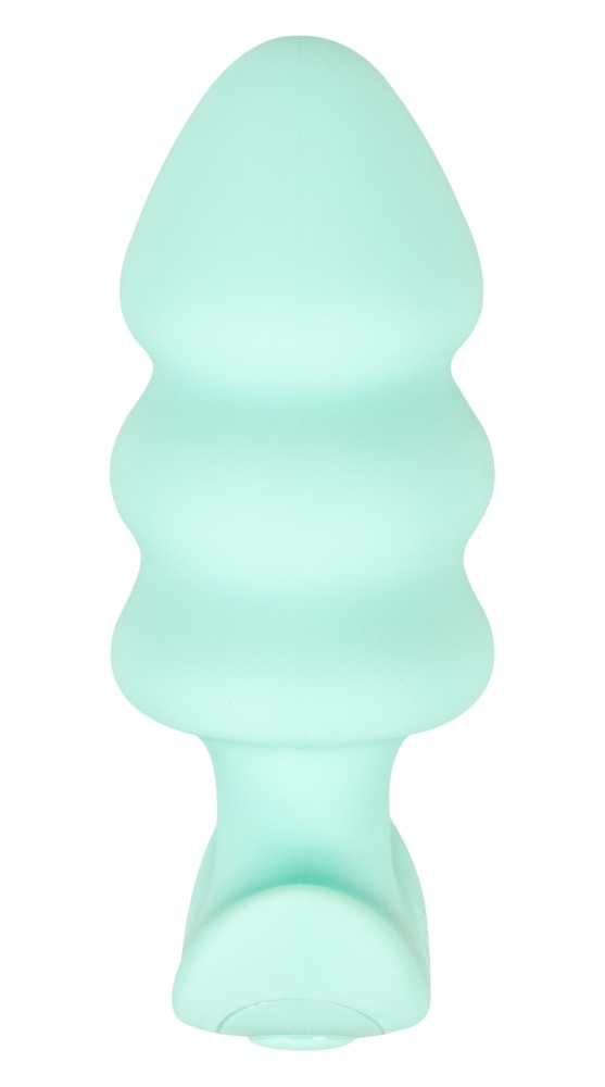 Cuties Vibrant Plugs Verde Mini Dop Anal Vibrator cu 7 Moduri de Vibrații - imagine 4