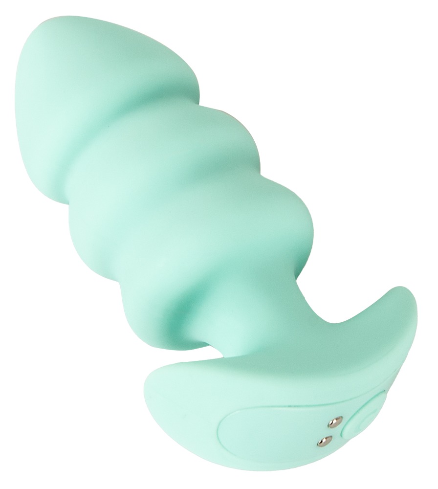 Cuties Vibrant Plugs Verde Mini Dop Anal Vibrator cu 7 Moduri de Vibrații - imagine 6