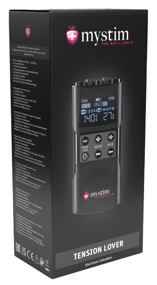 Tension Lover 2 E-Stim Powerbox Dispozitiv de Electro Stimulare cu 2 Canale