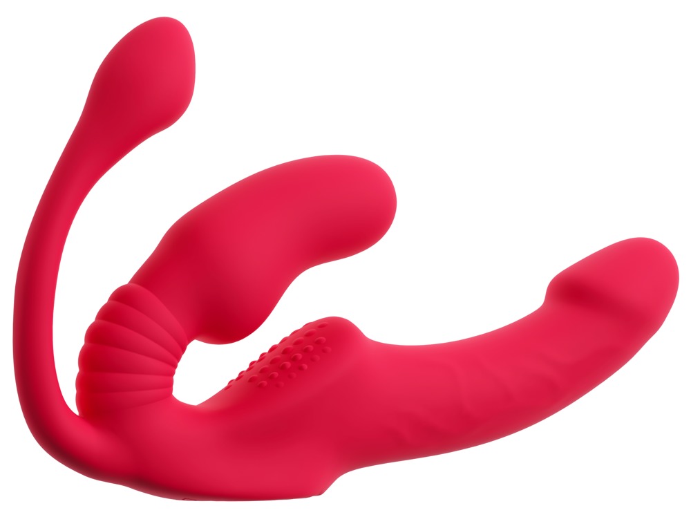Curea-On fără Ham Triplu RC Vibrator cu 3 Funcții și Telecomandă - imagine 3