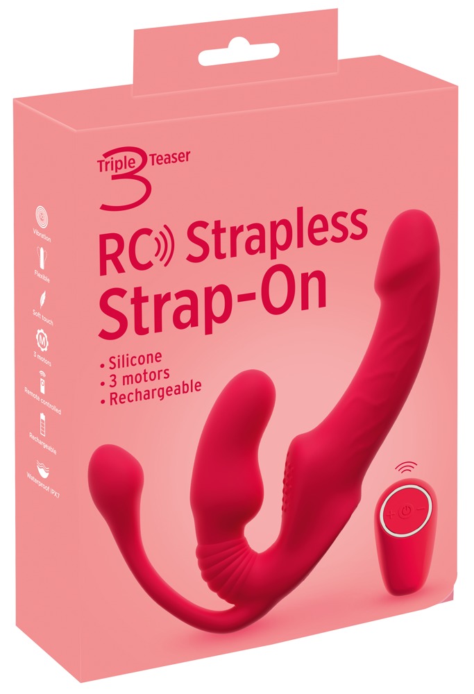 Curea-On fără Ham Triplu RC Vibrator cu 3 Funcții și Telecomandă