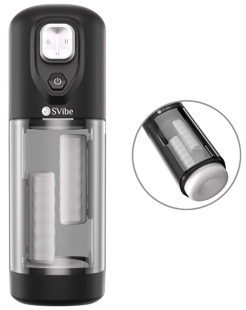 SVibe Ikon JET Masturbator Automat cu Vibrații Masaj și Încălzire - imagine 10