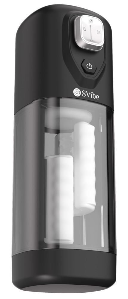 SVibe Ikon JET Masturbator Automat cu Vibrații Masaj și Încălzire - imagine 14