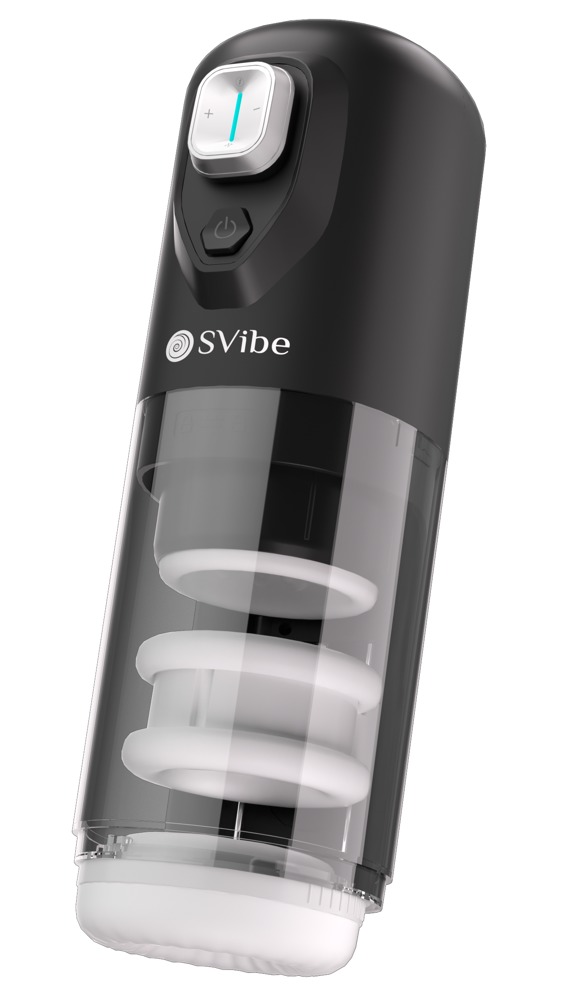 SVibe Ikon JET Masturbator Automat cu Vibrații Masaj și Încălzire - imagine 24