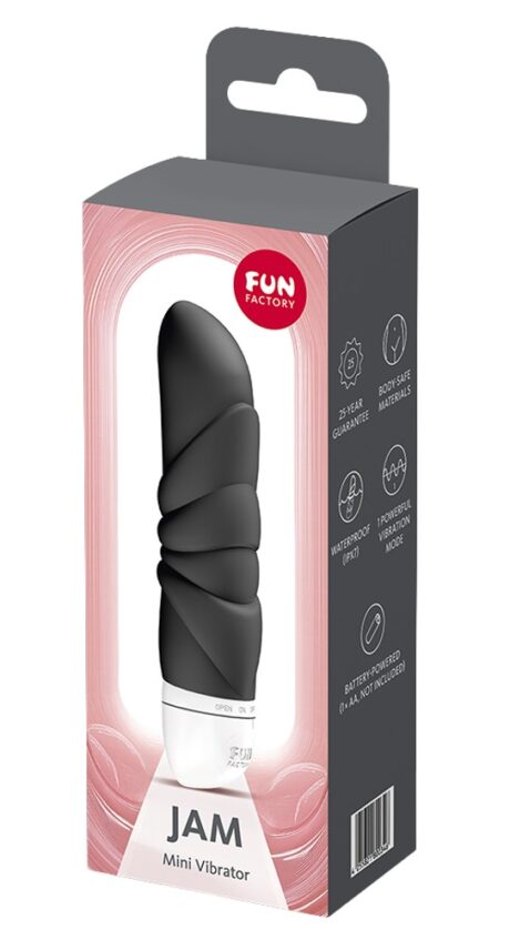 Jam Mini Vibrator Negru pentru G-Spot și Clitoris
