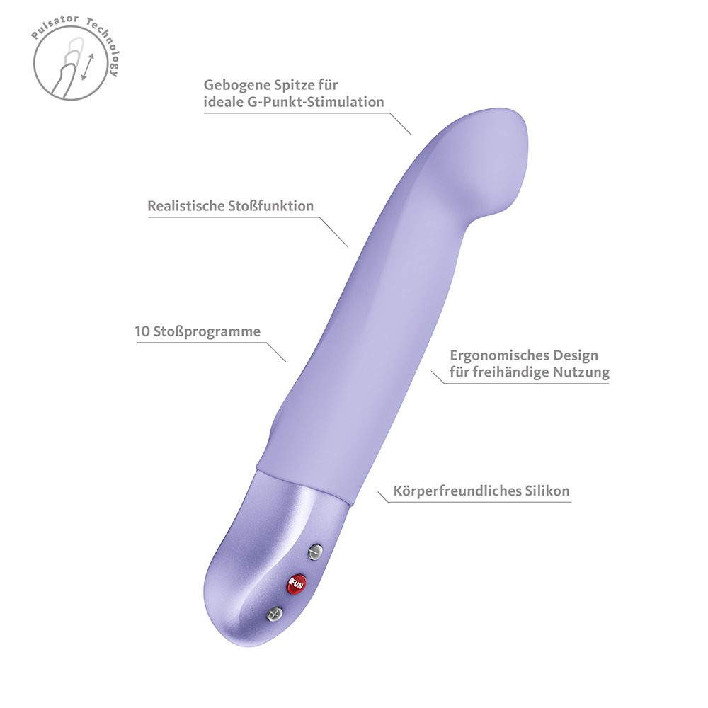 Stronic G Pastel Vibrator Automat cu Thrusting și 10 Moduri - imagine 5