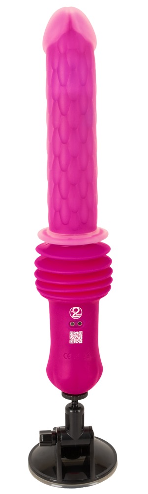 RC Warming Fucking Machine Vibrator cu Thrusting Vibrații și Încălzire - imagine 5