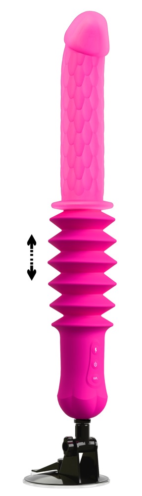 RC Warming Fucking Machine Vibrator cu Thrusting Vibrații și Încălzire - imagine 6
