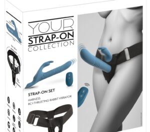 Your Curea-On Vibrator Rabbit cu Ham și Telecomandă
