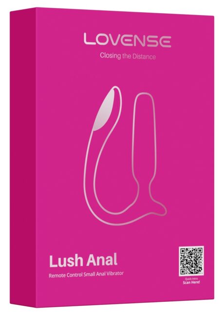 Lovense Lush Anal Dop Vibrator cu Control prin Aplicație și LED