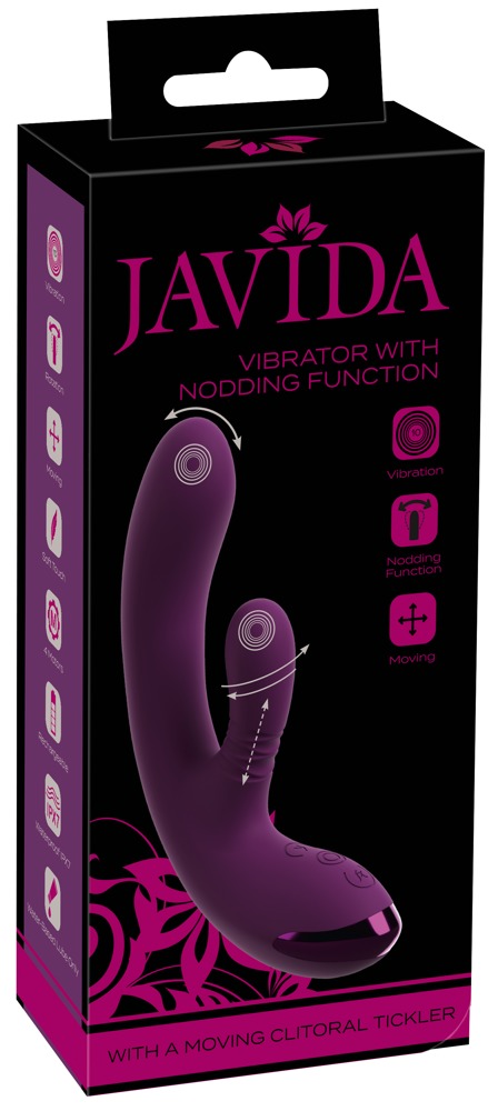 Vibrator Rabbit Javida 3 Function cu Mișcare Oscilantă și Vibrații Duale
