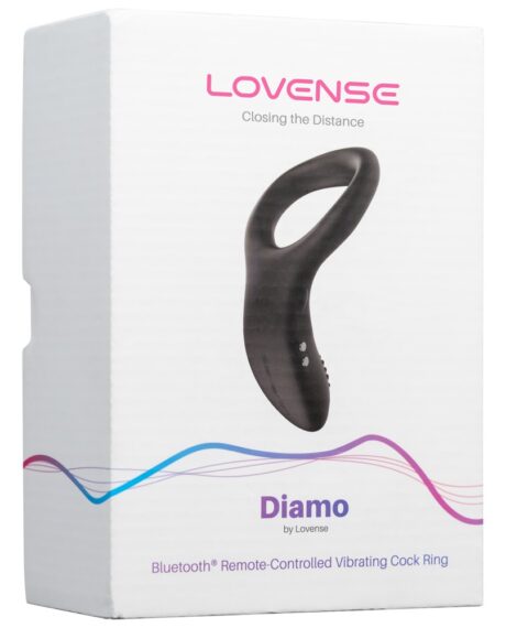 Inel pentru penis Diamo cu vibrații și control prin aplicație