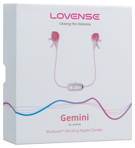 Cleme pentru sfârcuri Gemini cu vibrații și control prin aplicație