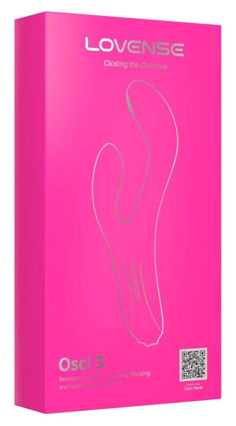Vibrator Rabbit Osci 3 cu încălzire și control prin aplicație