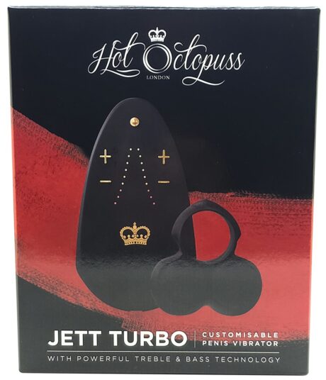 Inel pentru penis Jett Turbo cu vibrații și telecomandă