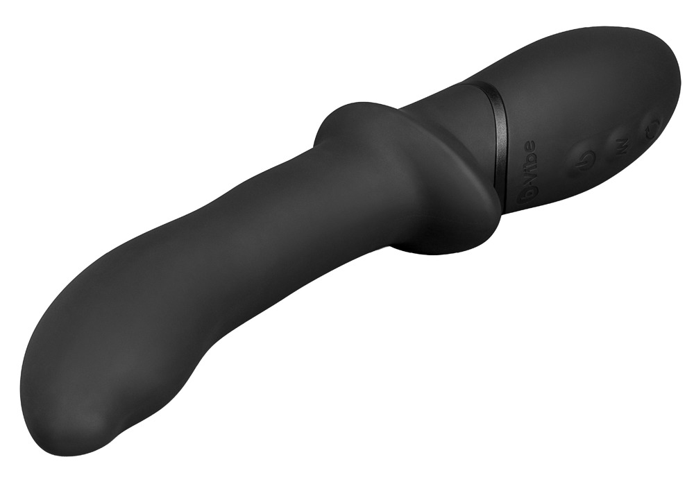 b-Vibe Rimming P-Spot Vibe Vibrator Anal cu Rotație și Vibrații pentru Prostată - imagine 5