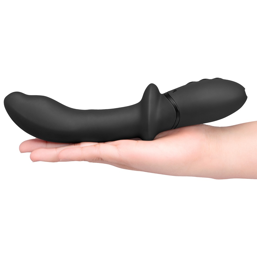 b-Vibe Rimming P-Spot Vibe Vibrator Anal cu Rotație și Vibrații pentru Prostată - imagine 6