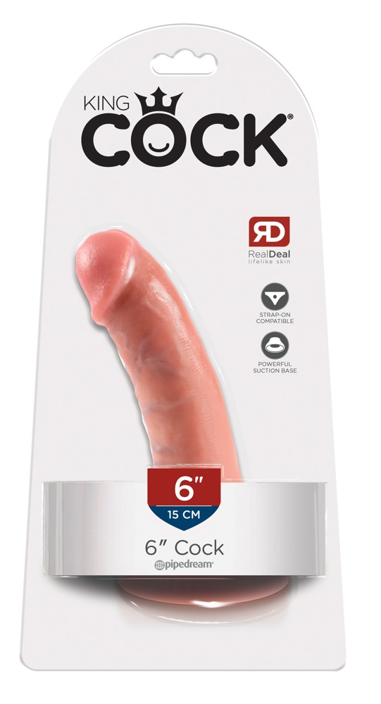King Cock 6" Cock-Tan - imagine 6