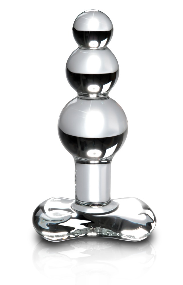 Icicles No. 47 Clear Dop Anal din Sticlă Borosilicată 10.5 cm - imagine 2