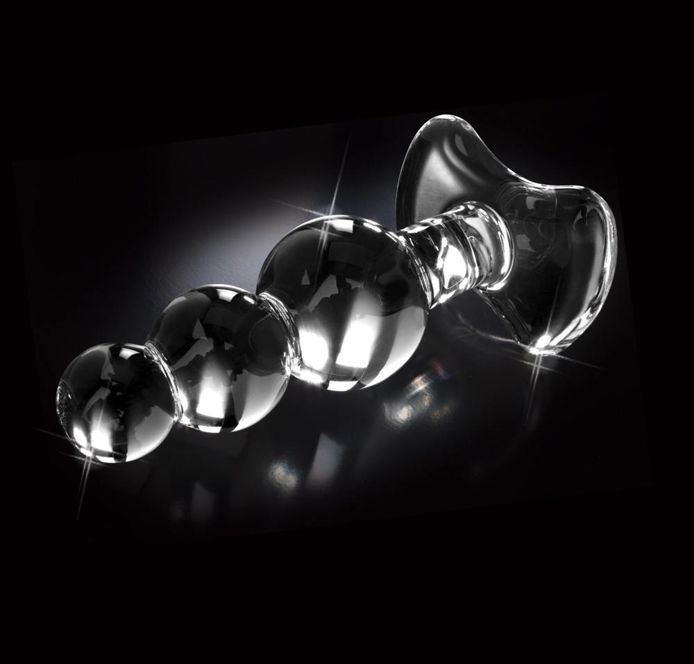 Icicles No. 47 Clear Dop Anal din Sticlă Borosilicată 10.5 cm - imagine 3
