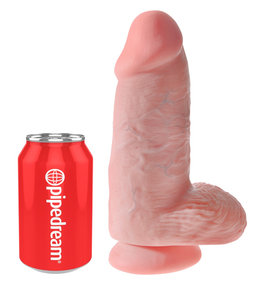Dildo realist cu ventuză Chubby 22,9 cm - imagine 12
