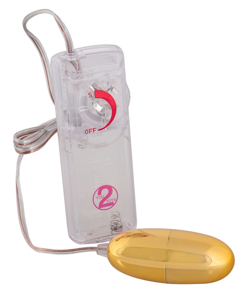 Golden Star Vibro-Bullet Auriu Vibrator cu Intensitate Reglabilă - imagine 2