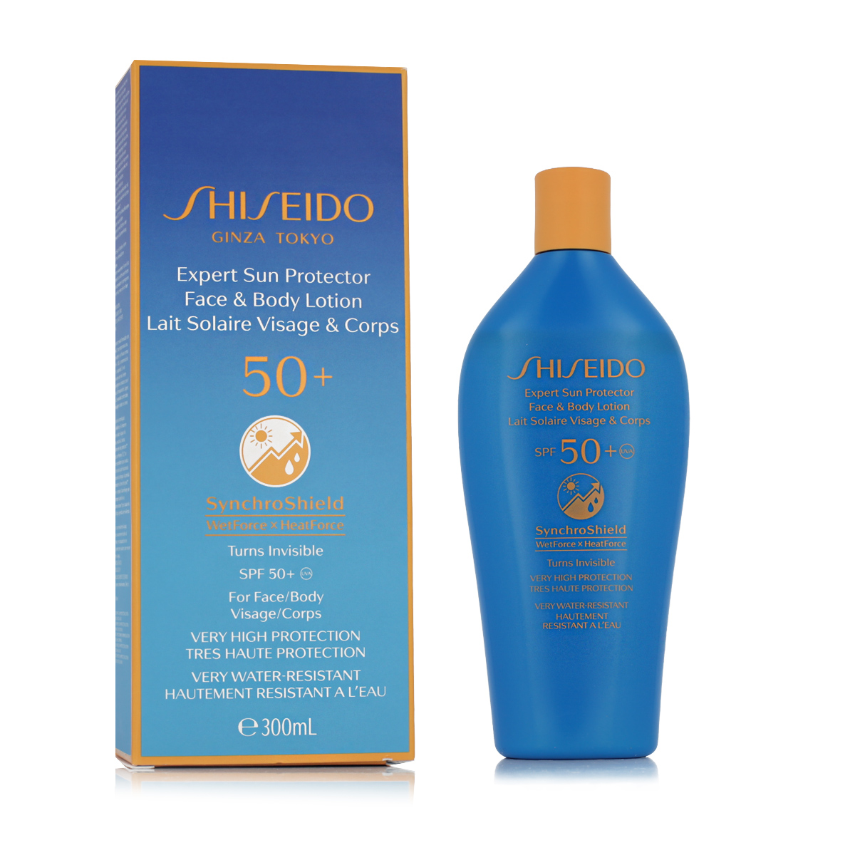 Shiseido SynchroShield Expert Sun Protector Face & Body Lotion SPF 50+ 300 ml - imagine 2