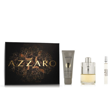 Azzaro Wanted EDT 100 ml + EDT MINI 10 ml + SG for Body & Hair 75 ml (Barbati)