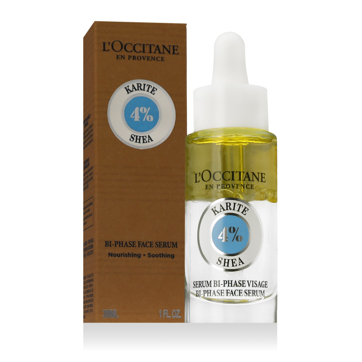 L'Occitane Shea Karite Bi-Phase Face Serum 30 ml - imagine 2