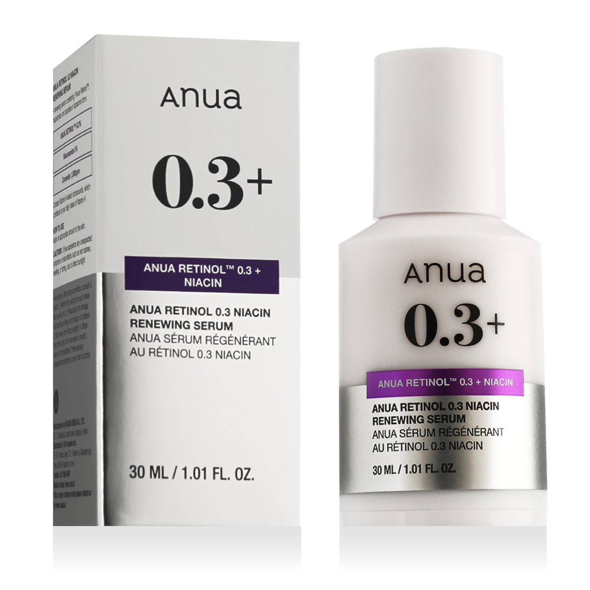 Anua Retinol™ 0.3 + Niacin Renewing Serum 30 ml