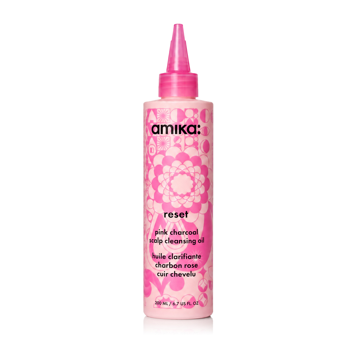 Amika: Reset Pink Charcoal Scalp Cleansing Oil 200 ml