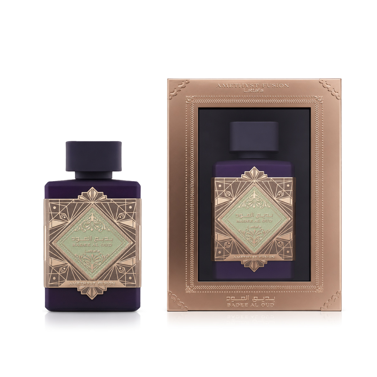 Lattafa Bade'e Al Oud Amethyst Fusion Apa de parfum 100 ml (unisex)