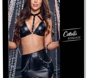 Top și Fustă Cottelli BONDAGE cu Cătușe și Lanțuri