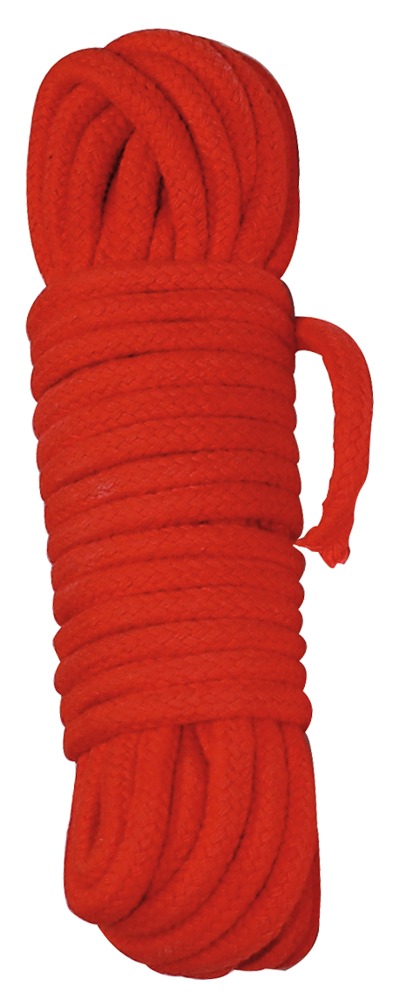 Frânghie Roșie Bondage din Bumbac 10 m - imagine 2