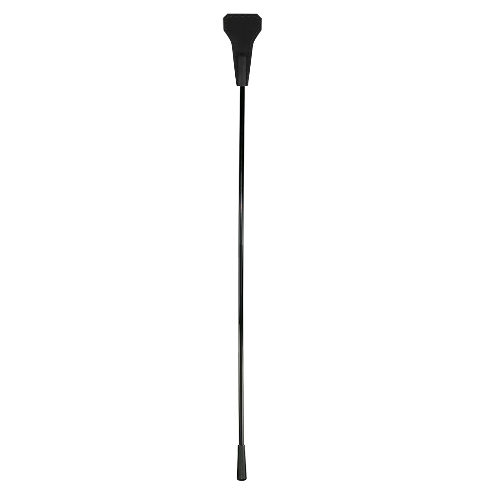 Crop Negru 44 cm cu Vârf din Silicon pentru Jocuri BDSM - imagine 3